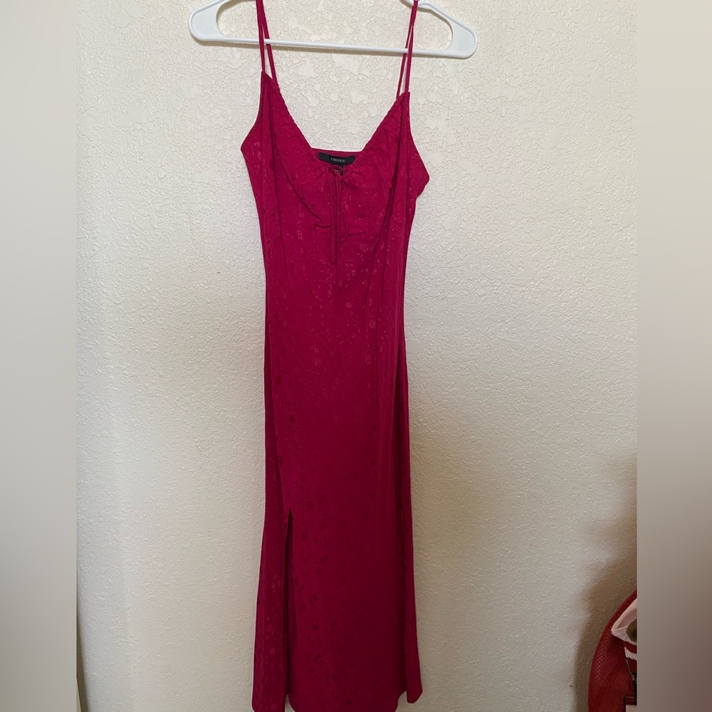Fuchsia maxi dress!